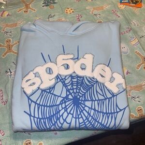 Blue Sp5der Hoodie